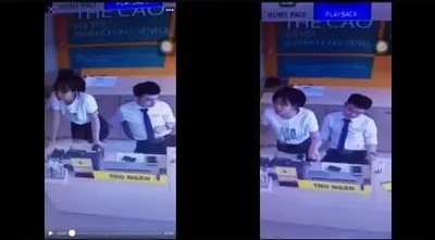 Móc bạn gái thu ngân tgdđ