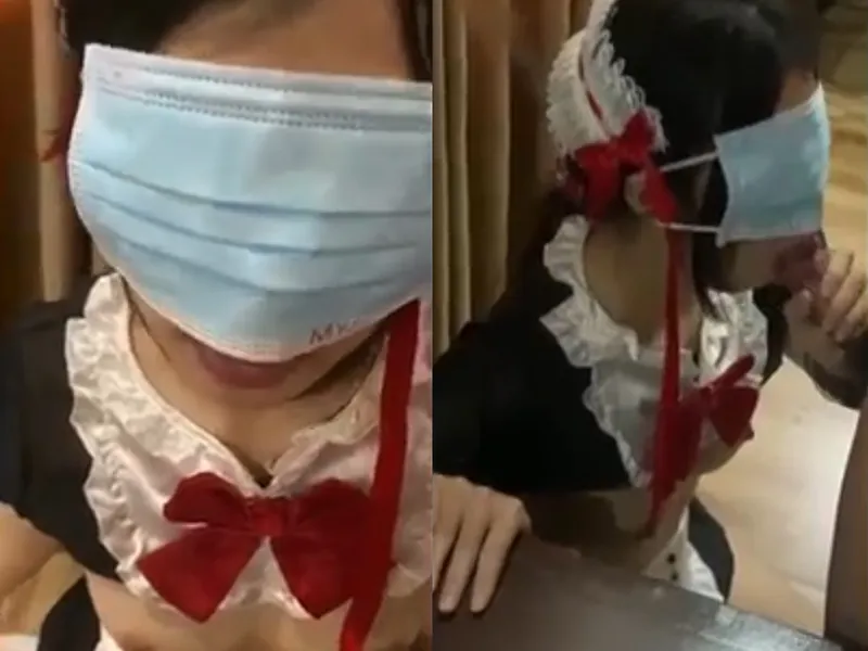 Em ghệ việt dâm cosplay nô lệ liếm bú con cậu bé điêu luyện